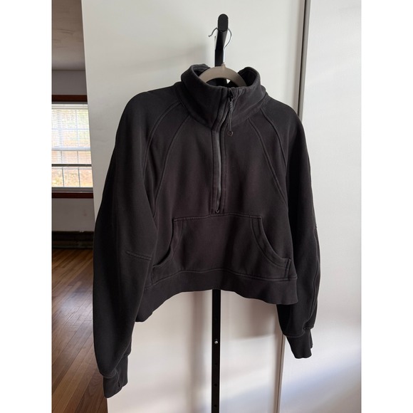 lululemon athletica Tops - Lululemon Scuba Oversized Funnel-Neck Sweater – Size M/L – Black